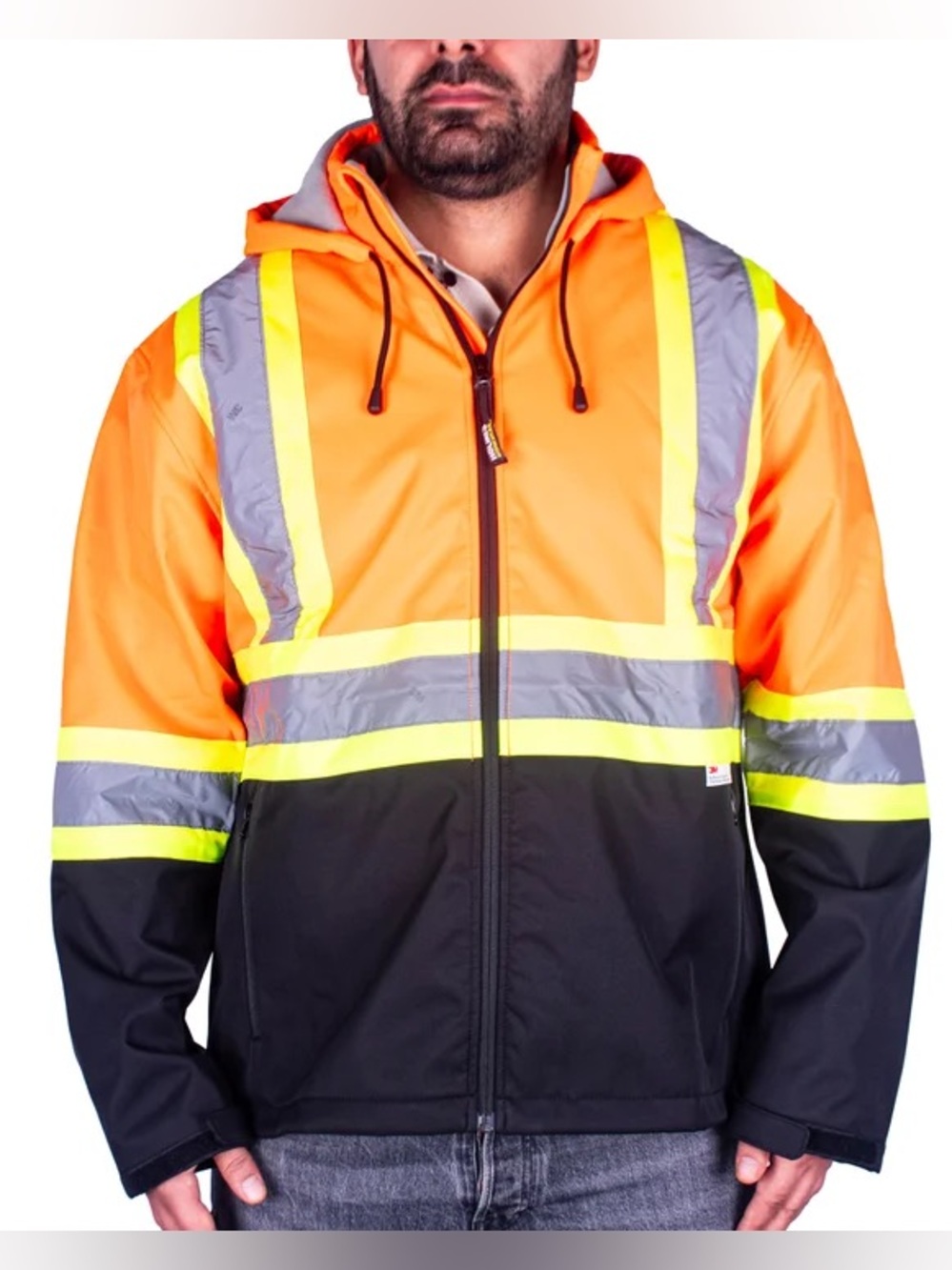Holmes -  Men’s High Visibility Fleece Lined Softshell Jacket / Workwear